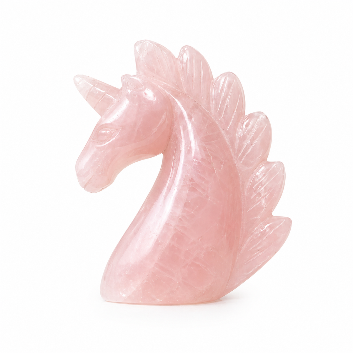 Rose Quartz Unicorn for Love, Healing & Positive Energy