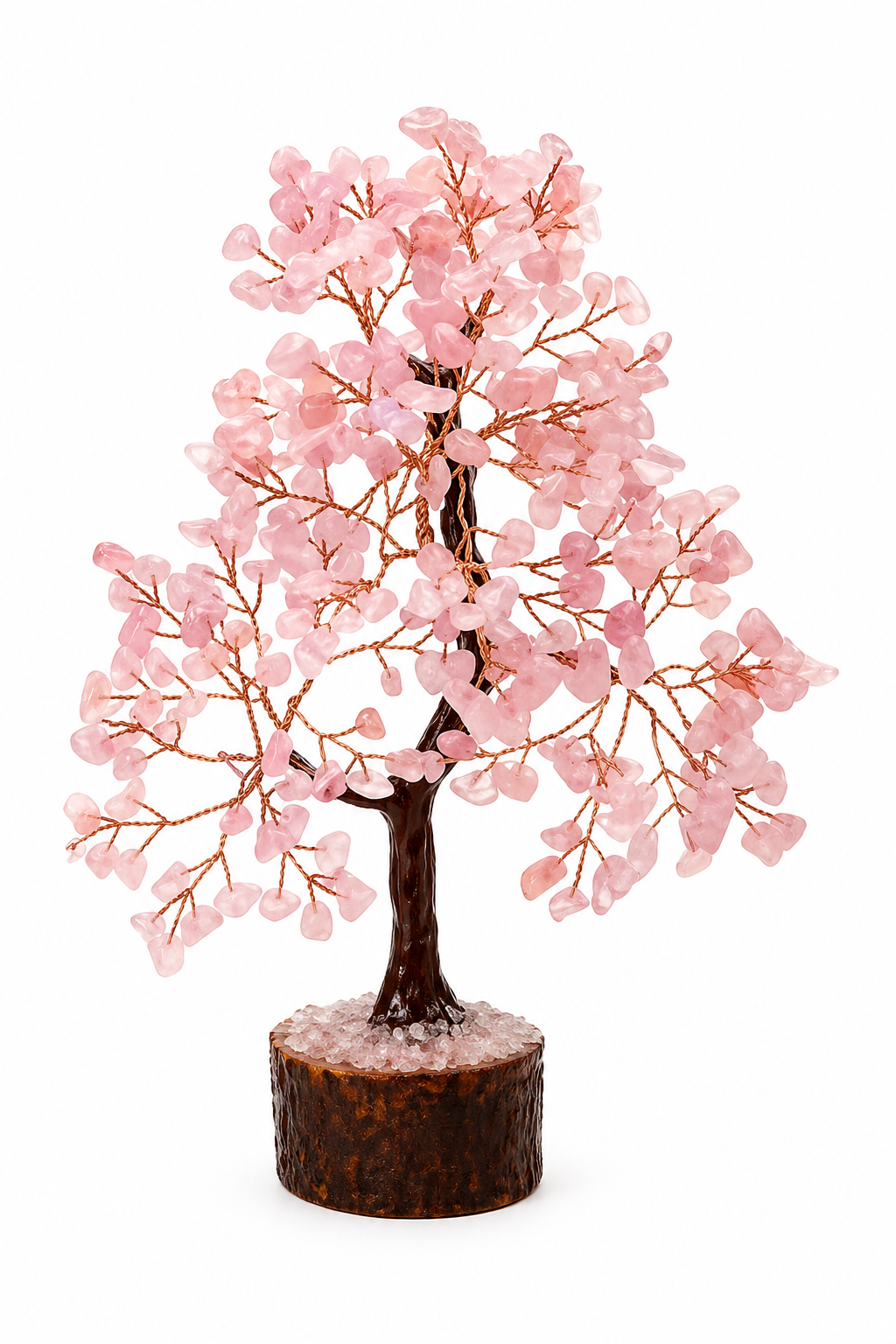 Rose Quartz Tree for Love, Healing & Positive Energy