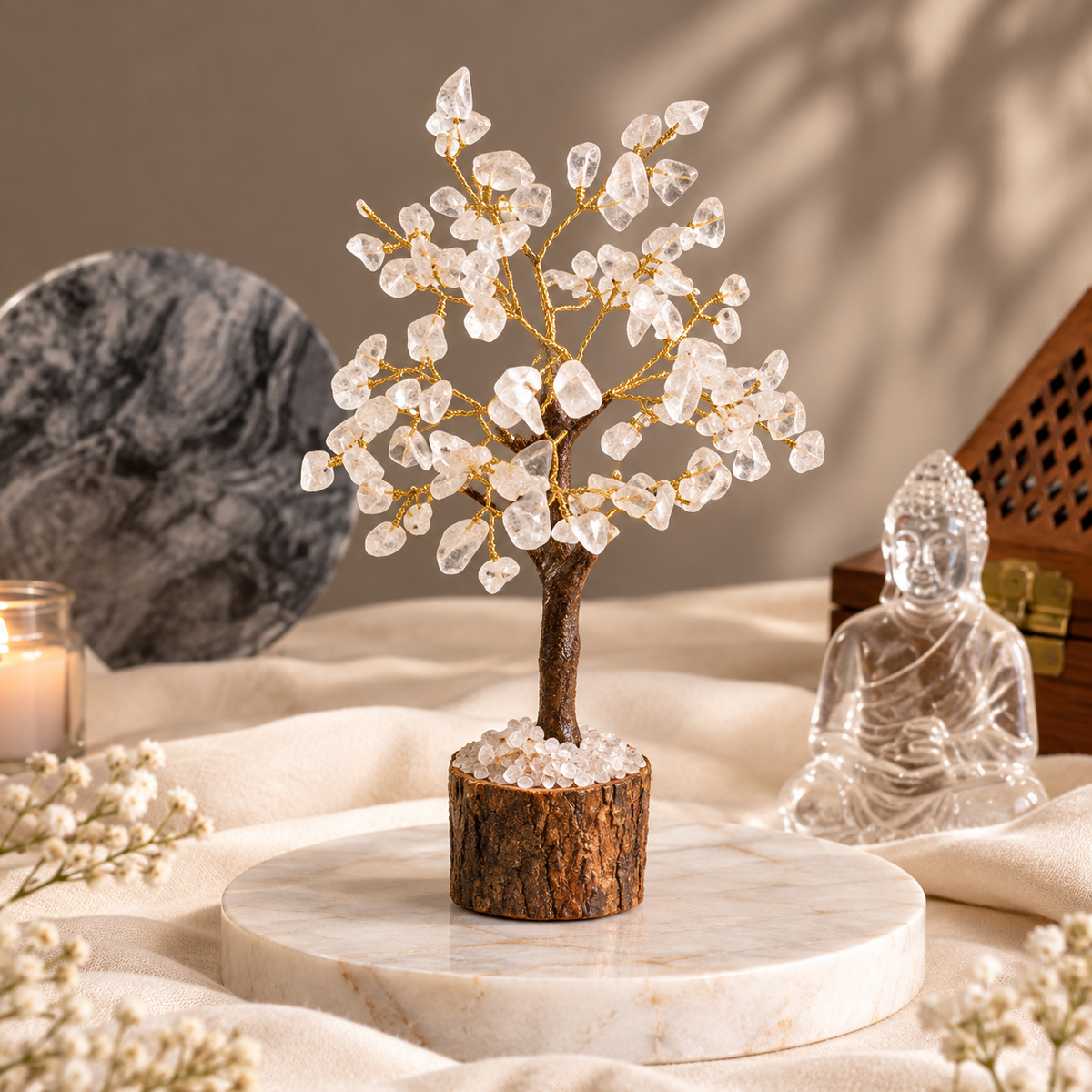 Clear Quartz Crystal Tree