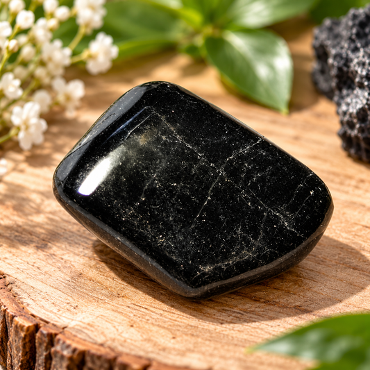 Black Tourmaline Tumbled Stone