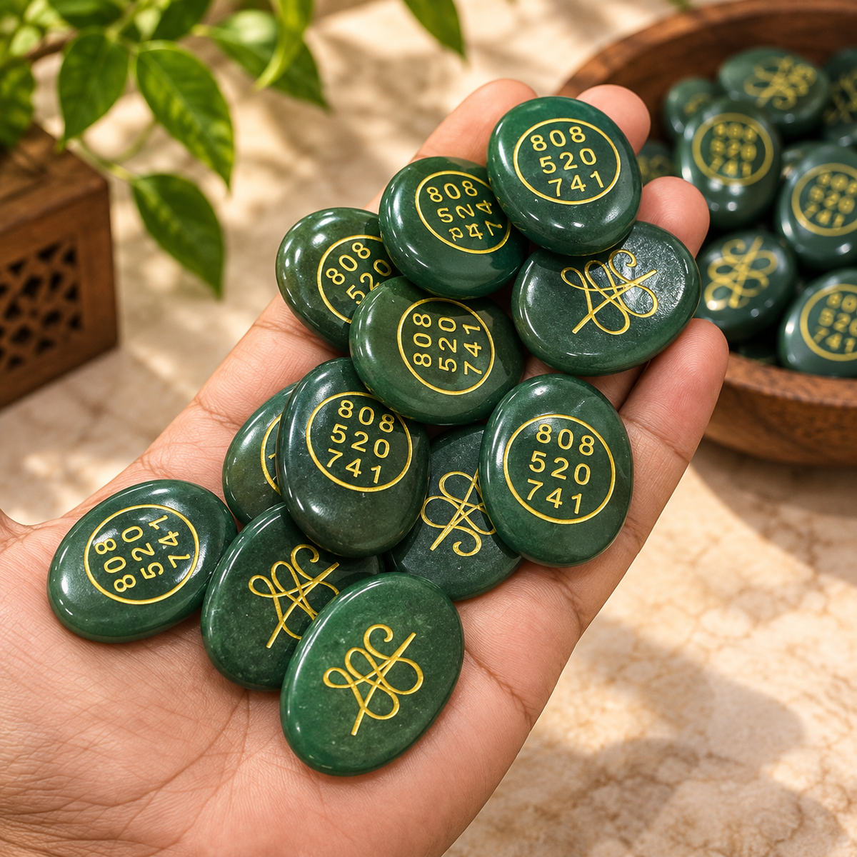 Green Jade (Lucky Stone) Coins