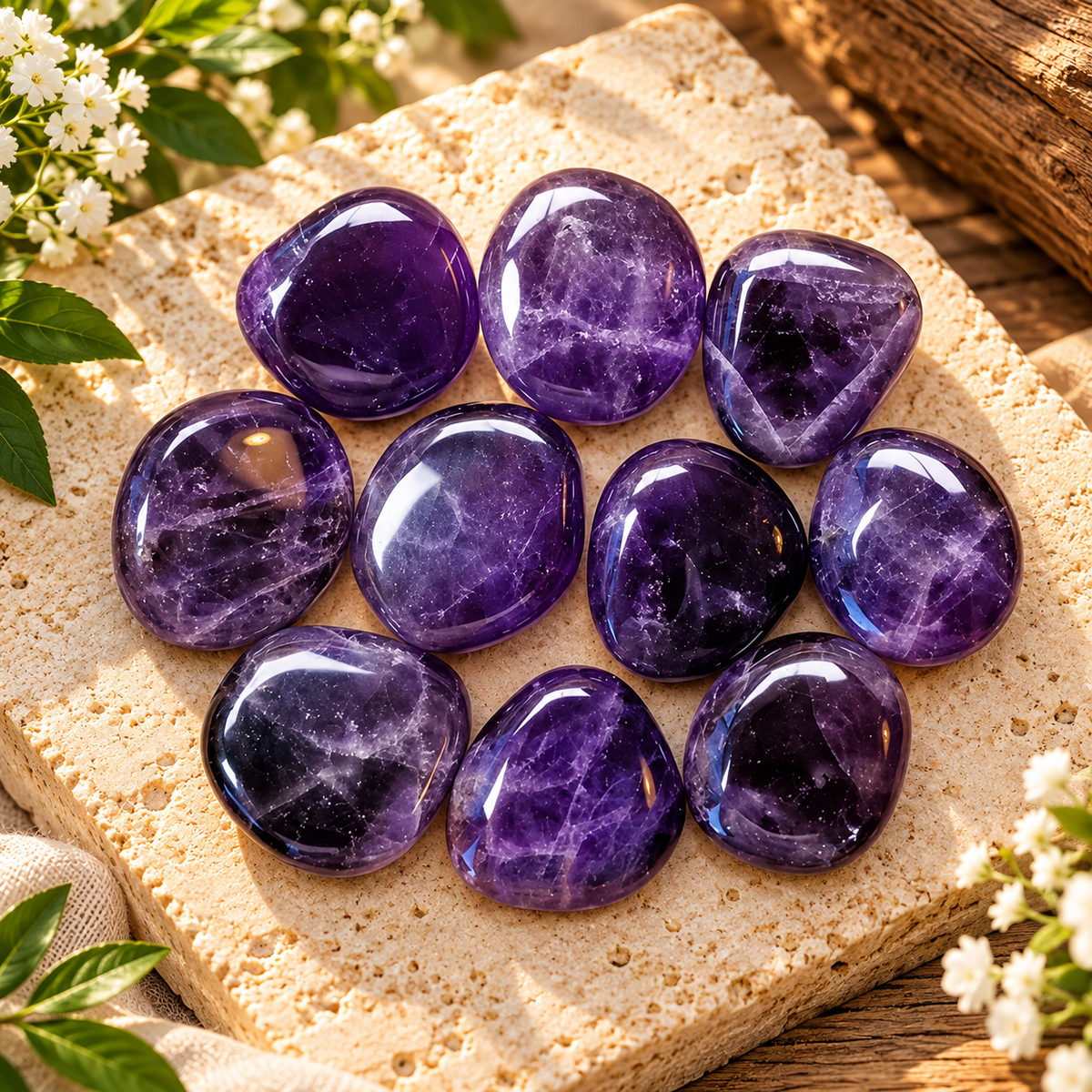 Amethyst  Pocket Stone Jar