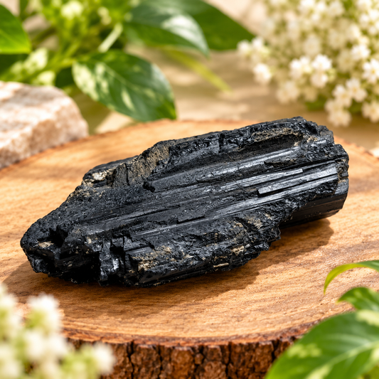Black Tourmaline  Raw Stone