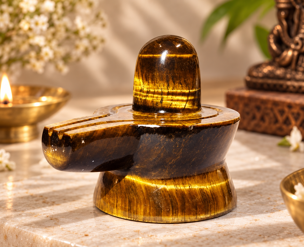 Tiger Eye Shivling