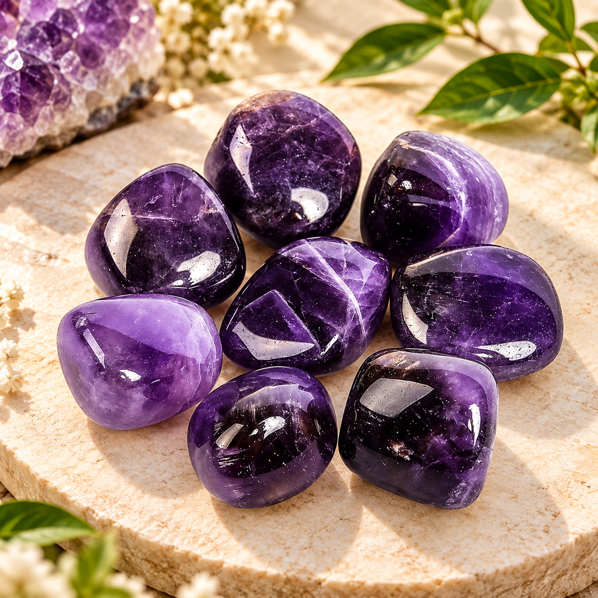 Amethyst Tumbled Stone