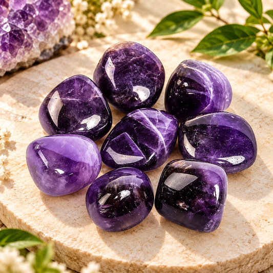 Amethyst Tumbled Stone