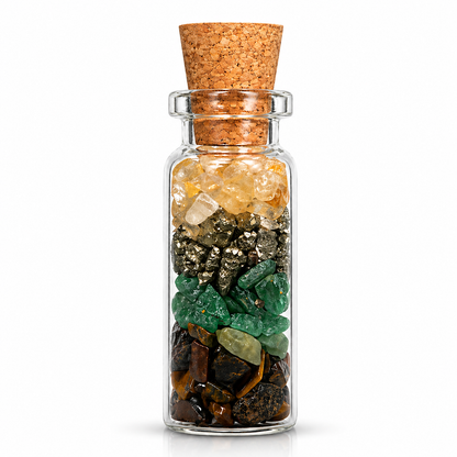 Crystal Pocket Jar for Positive Energy, Protection & Daily Healing