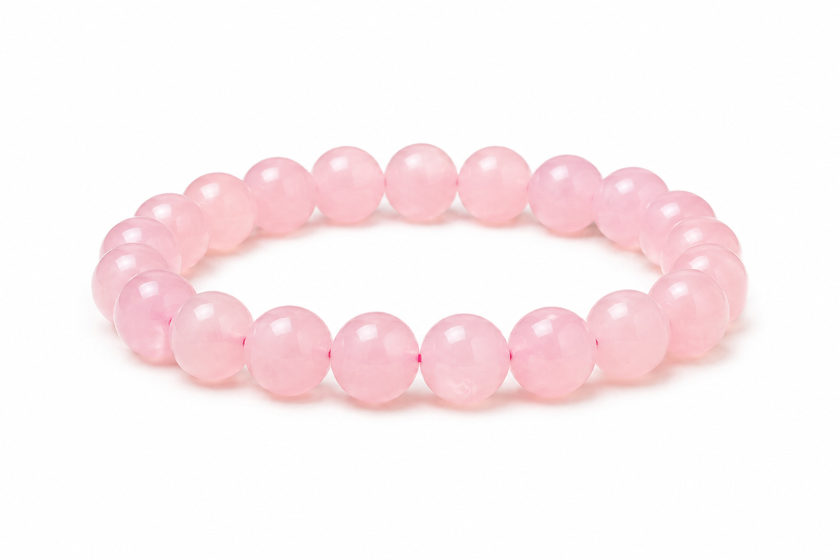Rose Quartz Bracelet for Love, Emotional Healing & Self-Worth