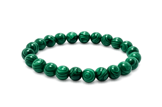 Malachite Crystal Bracelet for Transformation, Protection &amp; Growth