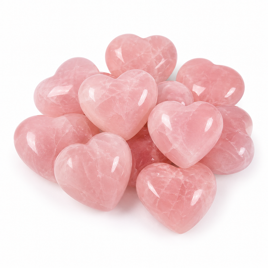 Rose Quartz Heart Shape