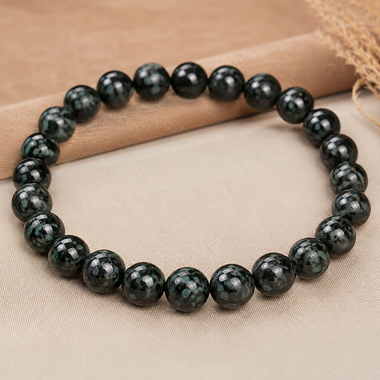 Black Turquoise Bracelet for Protection & Balance