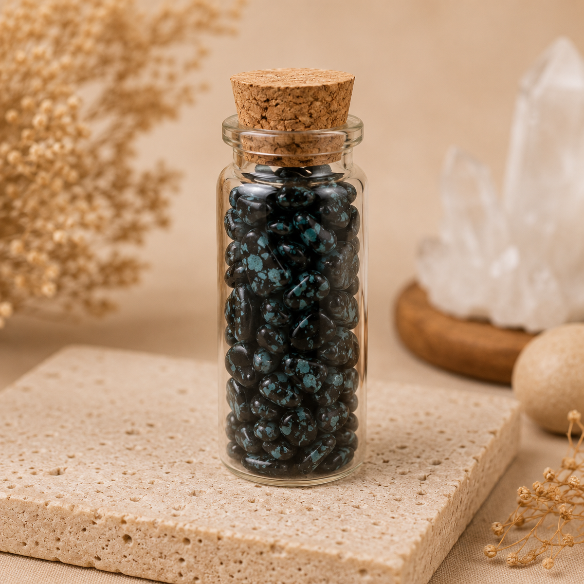Black Turquoise Pocket Jar