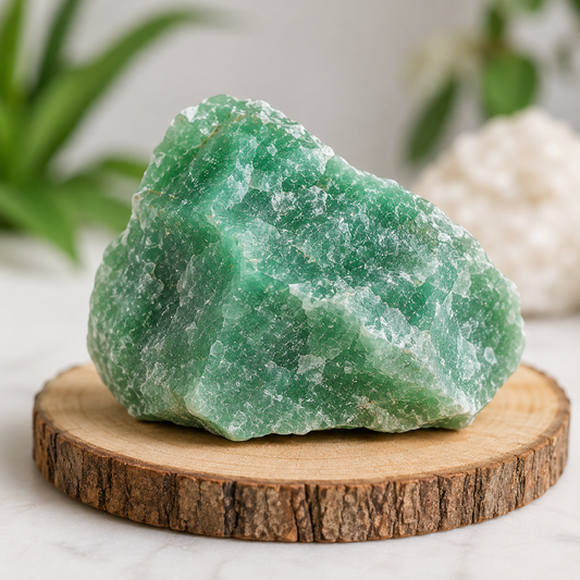 Green Aventurine Raw Crystal for Luck & Prosperity