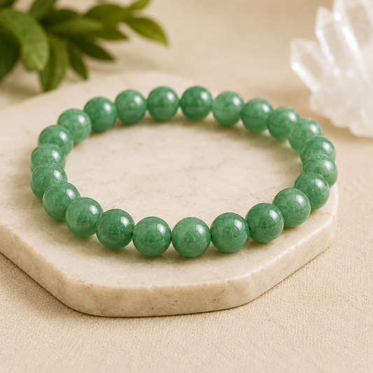Green Aventurine Bracelet for Luck & Prosperity