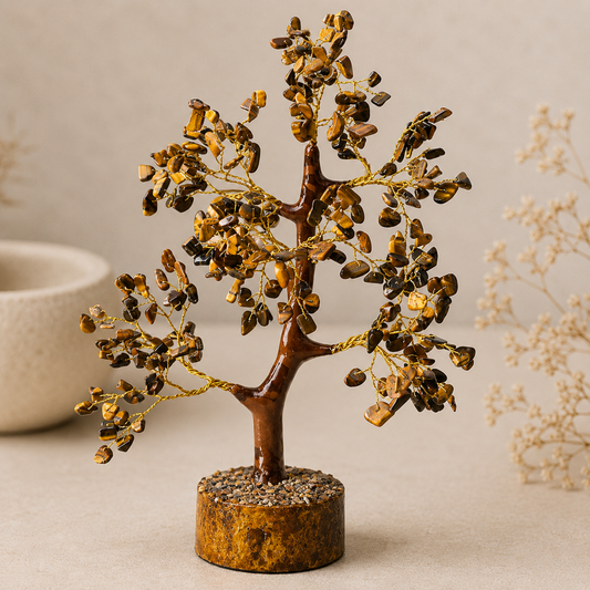 Tiger Eye Crystal Tree