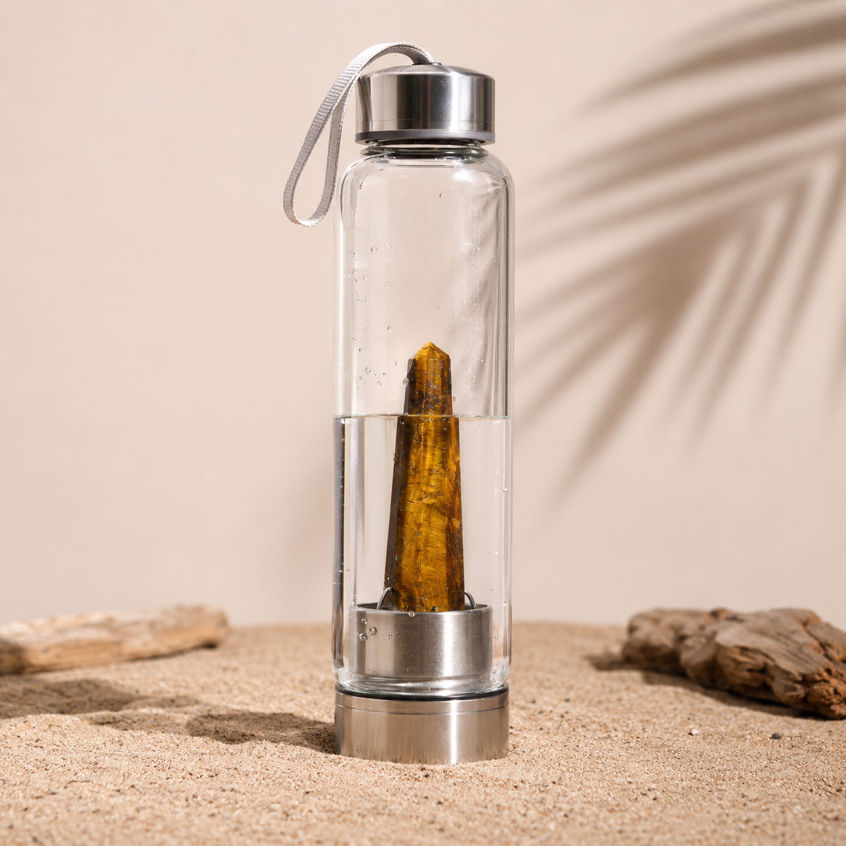 Tiger Eye Crystal Pencil for Focus, Protection & Positive Energy