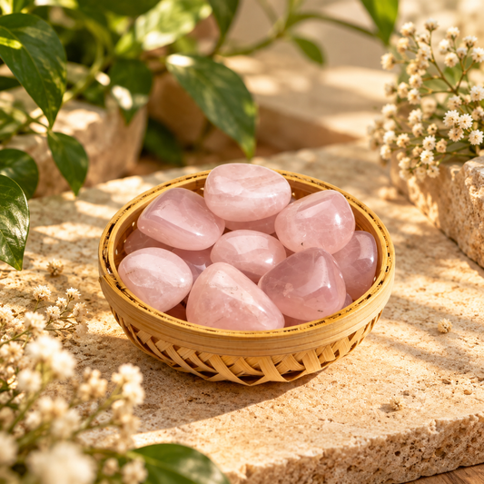 Rose Quartz Tumbled Stone