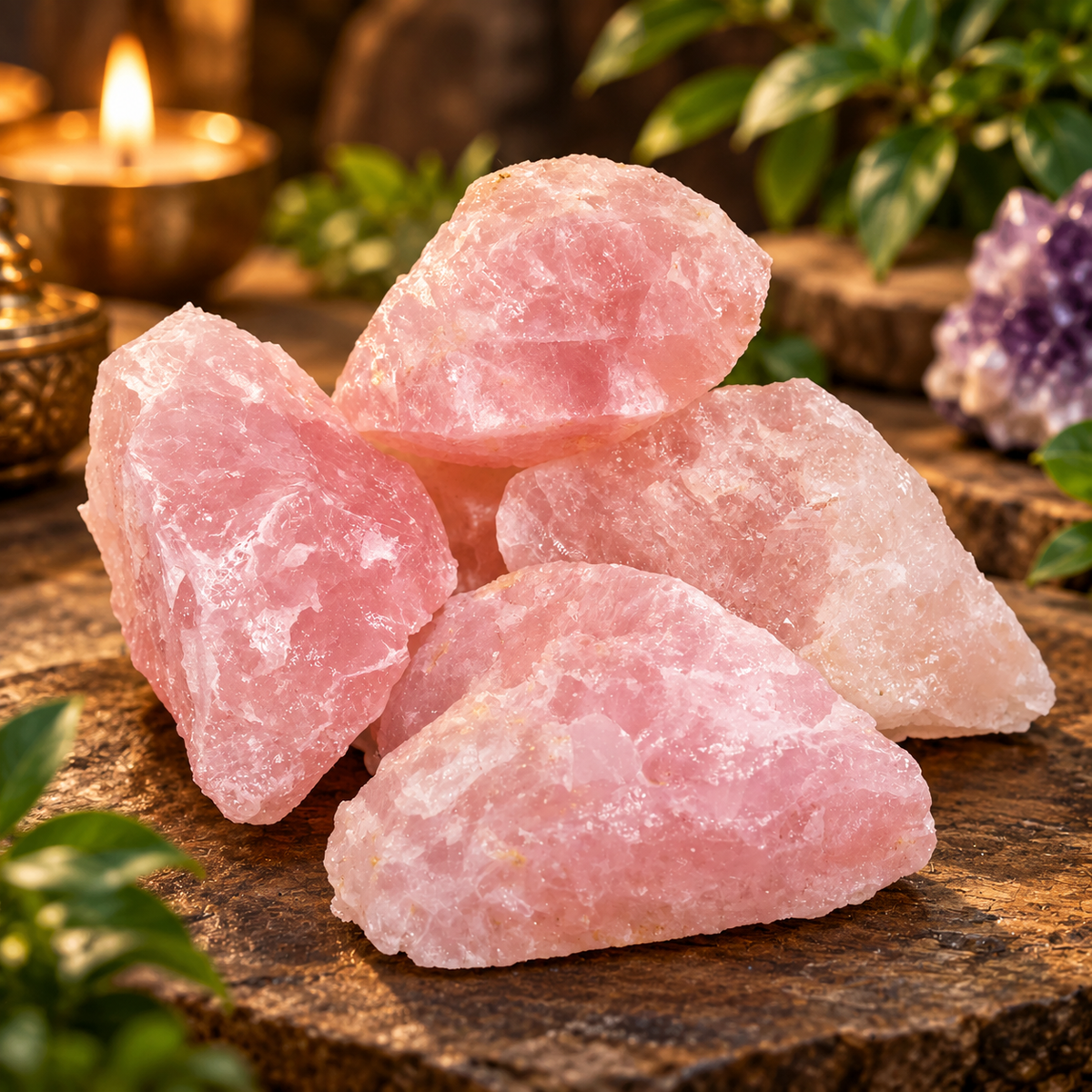Rose Quartz Raw Stone