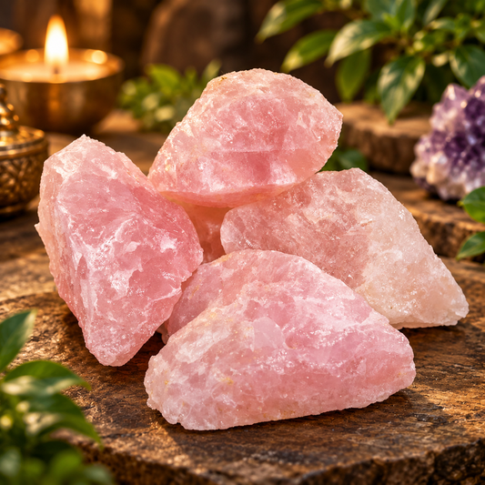 Rose Quartz Raw Stone