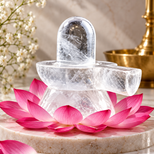 Clear Quartz Shivling
